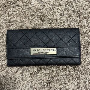 Marc New York Black Textured Wallet